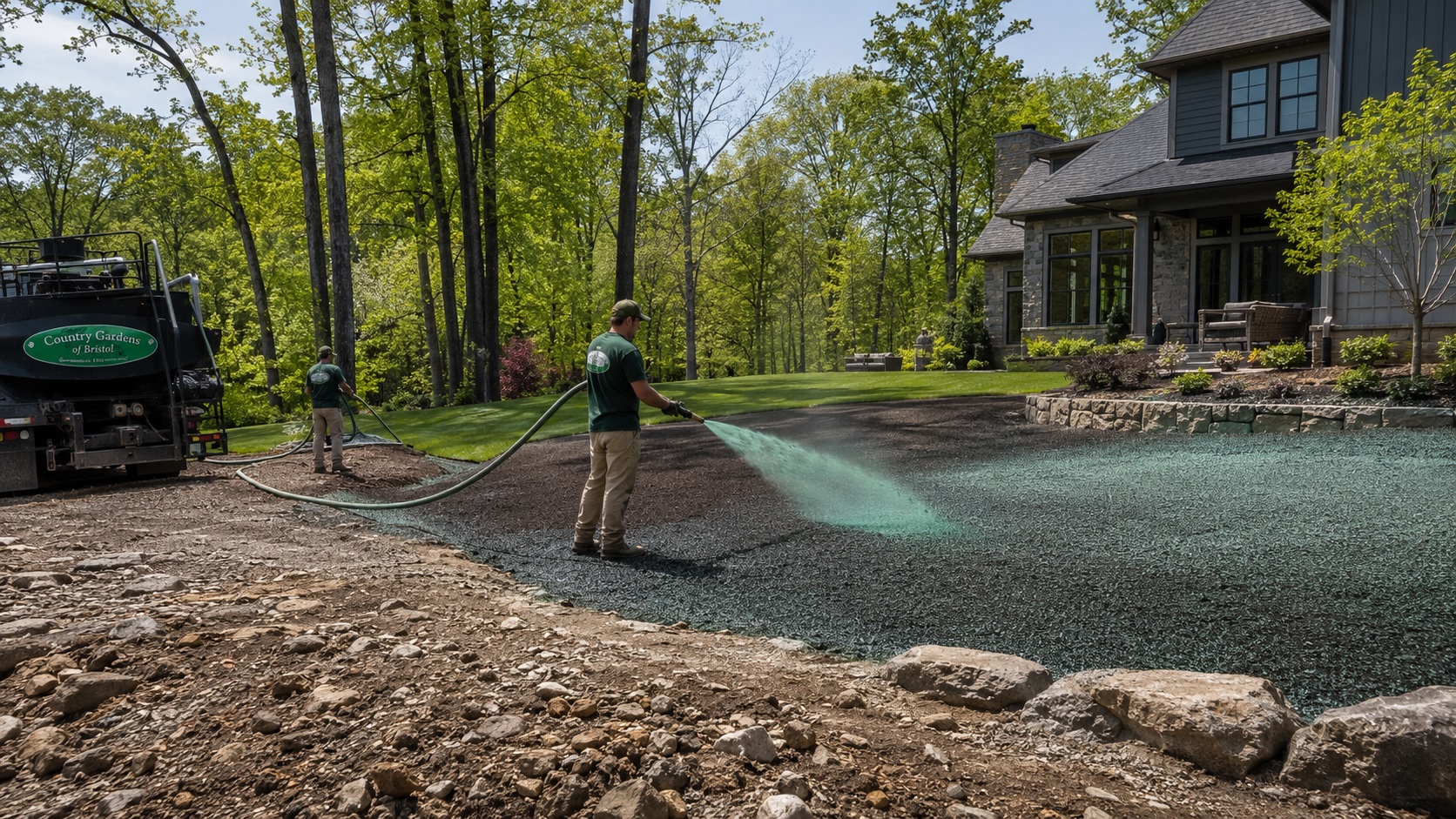 prep for hydroseeding