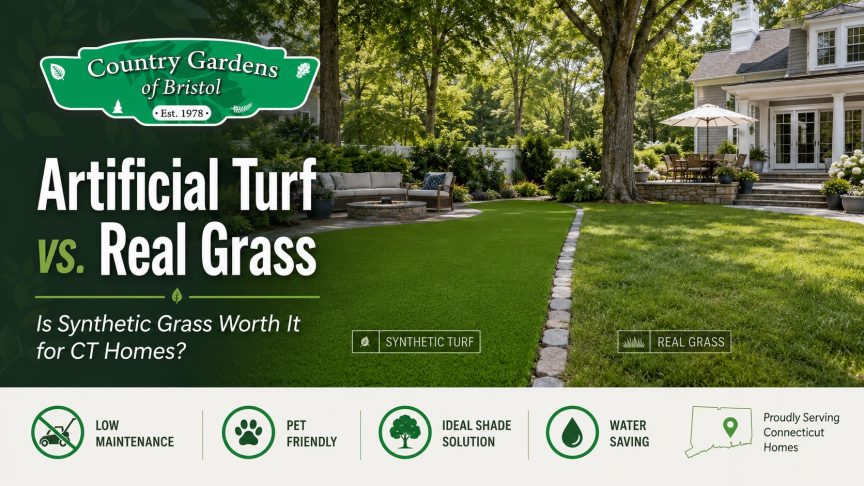 Artificial Turf vs. Real Grass in New England: Is Synthetic Grass Worth It for CT Homes?