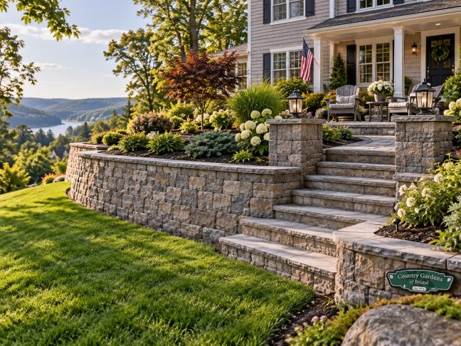 Retaining Wall Cost in Connecticut: Block, Stone & Site Factors