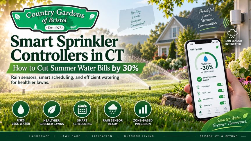 Smart Sprinkler Controllers in CT: How to Cut Summer Water Waste by Up to 30%